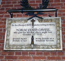 Memorial Plaque Holy Trinity Church, Brussels