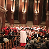 Composer David Mitchell conducts the Cavell Mass